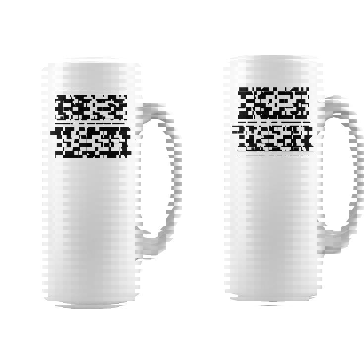 英語教師 かわいい教師の学校服 コーヒーマグ