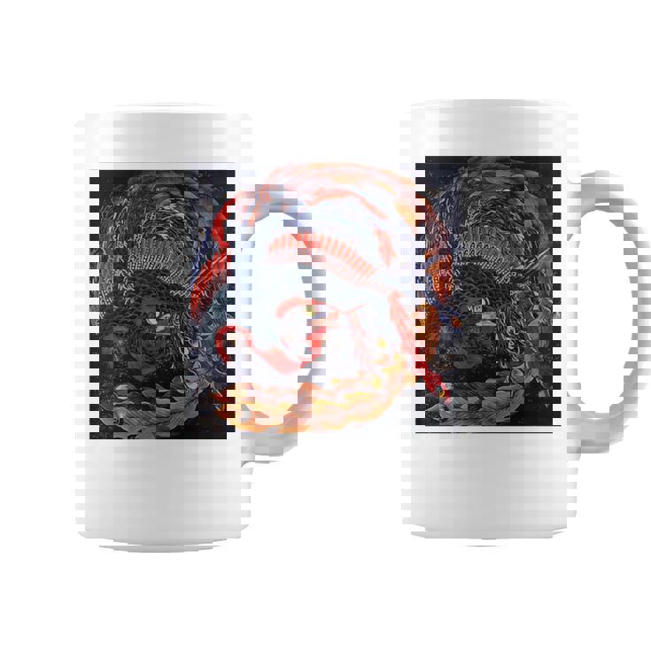 葛飾北斎作 鳳凰 長袖tシャツ コーヒーマグ