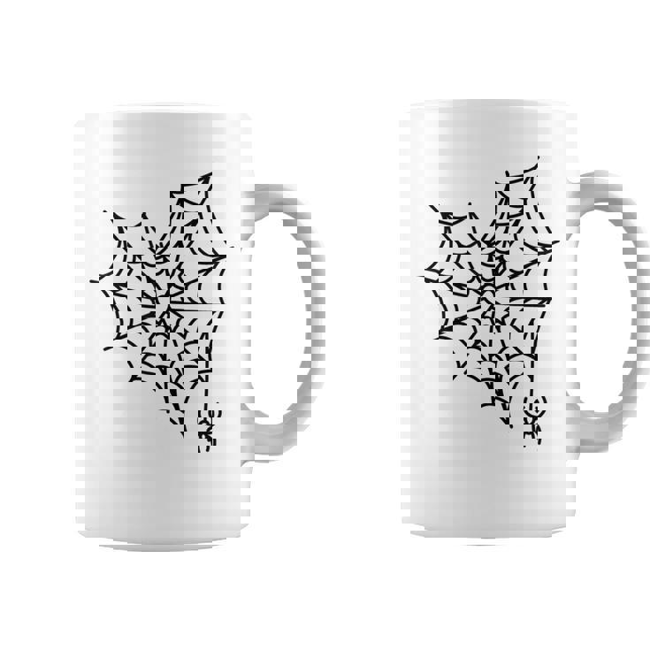 蜘蛛の巣 ハート かわいい ハロウィン ゴス コーヒーマグ