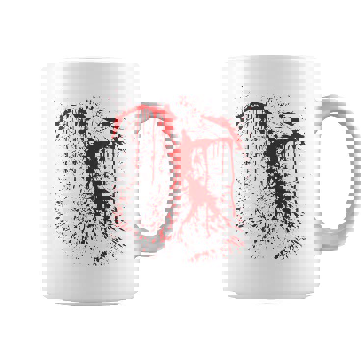 血まみれの傷 ハロウィンコスチューム 血はね けが ゾンビ コーヒーマグ