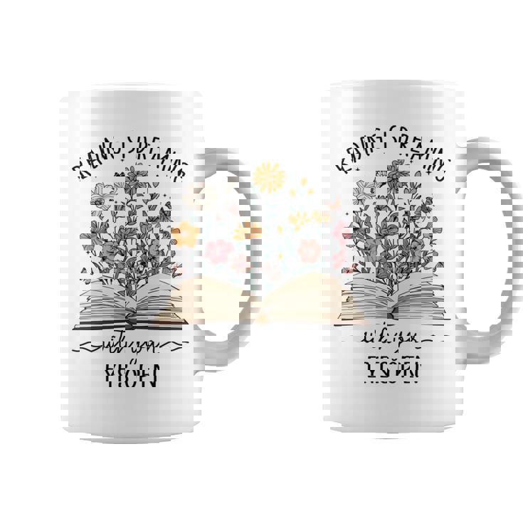 読書は目で見る夢を見る本好き読者 長袖tシャツ コーヒーマグ