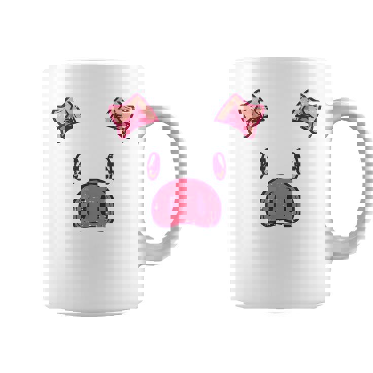 豚の顔 かわいいハロウィン 豚 動物 コスチューム メンズ レディース キッズ コーヒーマグ