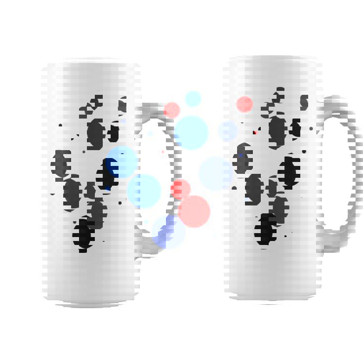 赤 青 ドット イベント 家族 お揃い コーヒーマグ