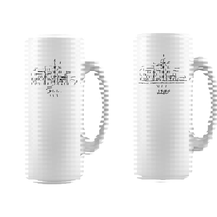 都市 スカイライン 旅行 お土産 観光 福岡 日本 コーヒーマグ