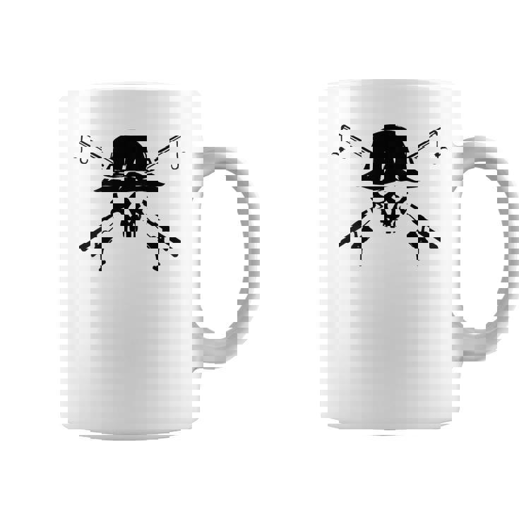 釣り帽子 釣り竿 スカル フィッシング バックプリント コーヒーマグ