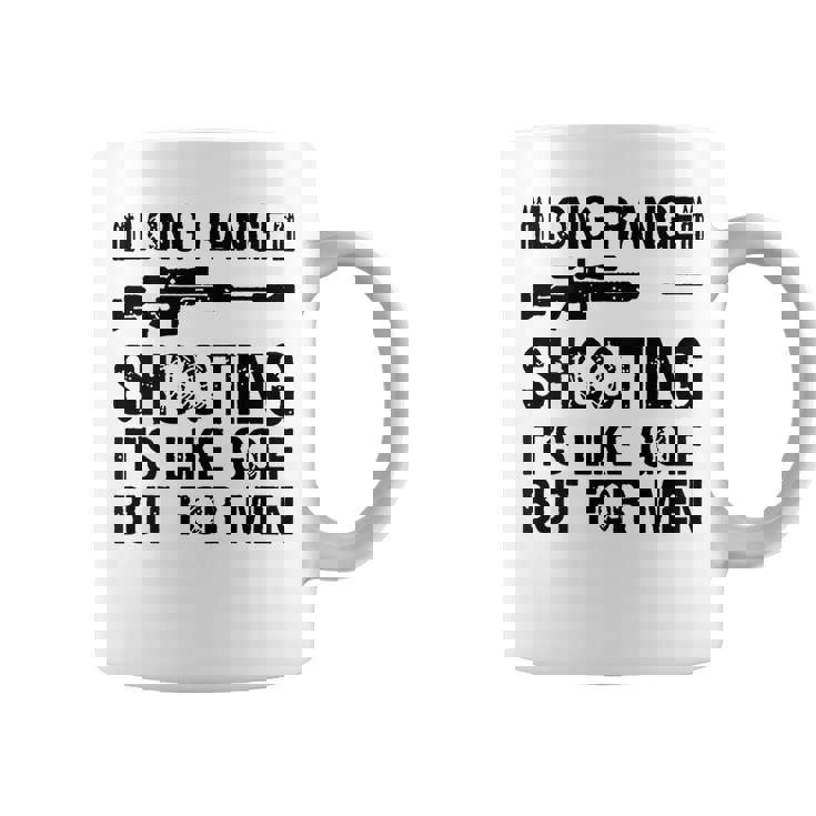 長距離射撃 It's Like Golf But For 背面 コーヒーマグ