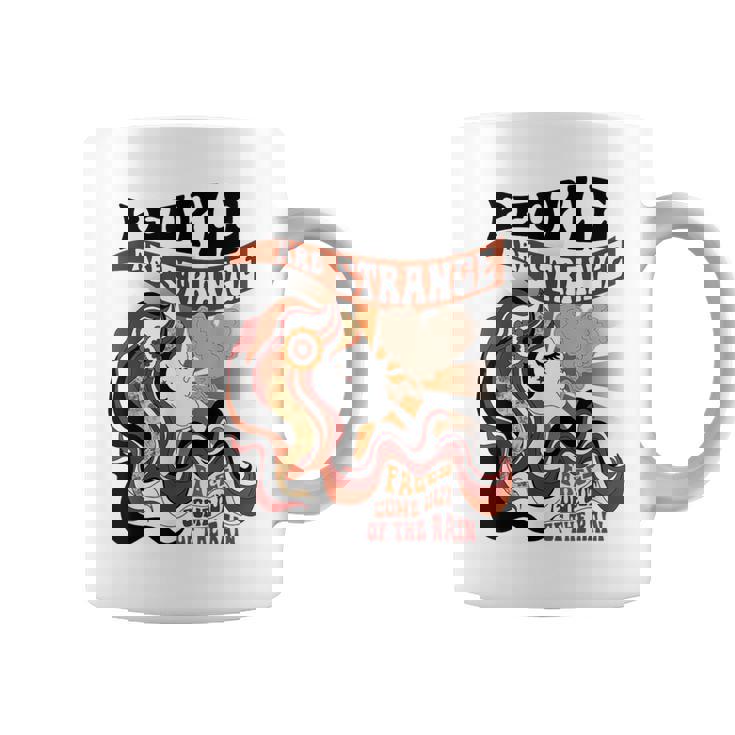 雨から顔が出てきて変な人が多いアパレル コーヒーマグ