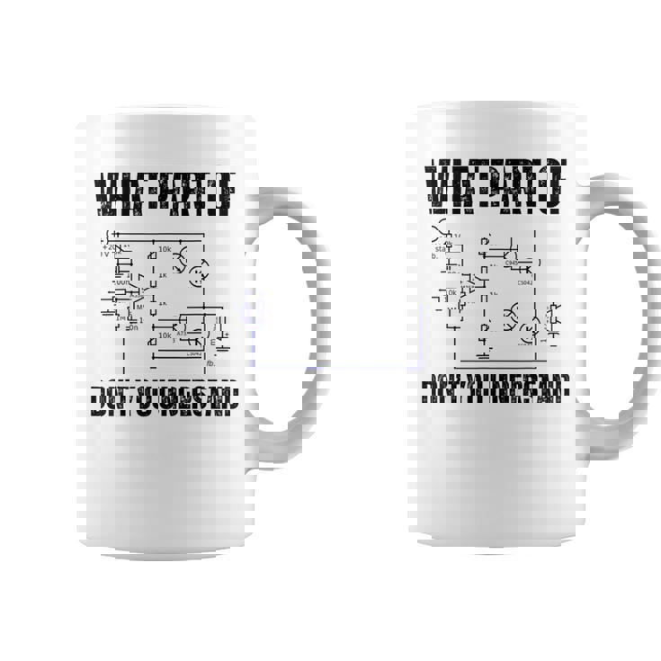 電子機器のどの部分がわからないか、エンジニアリング コーヒーマグ