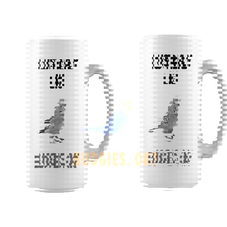 青いセキセイインコ、面白いことわざ、楽しい、セキセイインコ コーヒーマグ