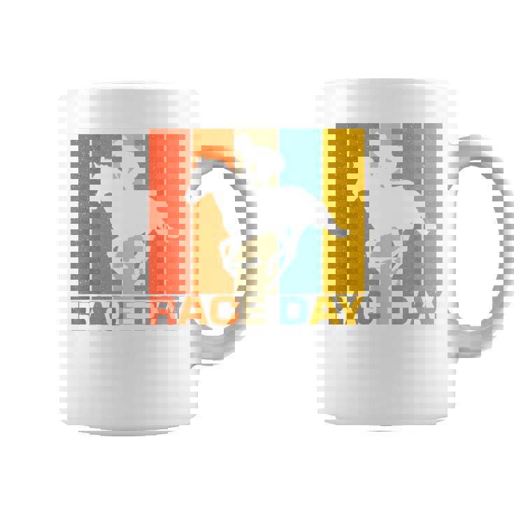 面白い 競馬 ビンテージ レースデー Ky ダービー 馬 ジョッキー コーヒーマグ