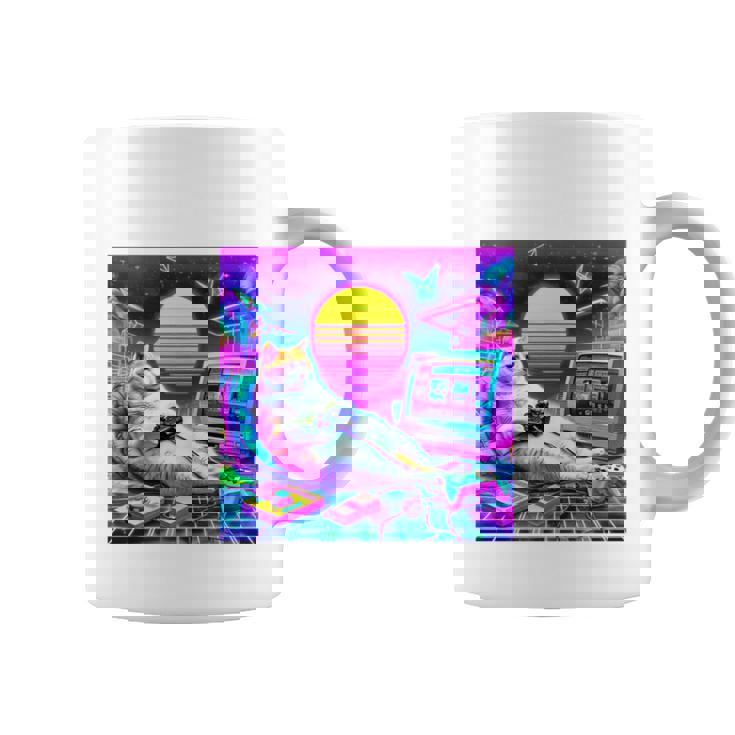 面白いtシャツ 猫 ゲーム ネコ ゲーマー メンズ 猫好き グッズ かわいい おもしろ 面白い 服 ネタ 長袖tシャツ コーヒーマグ