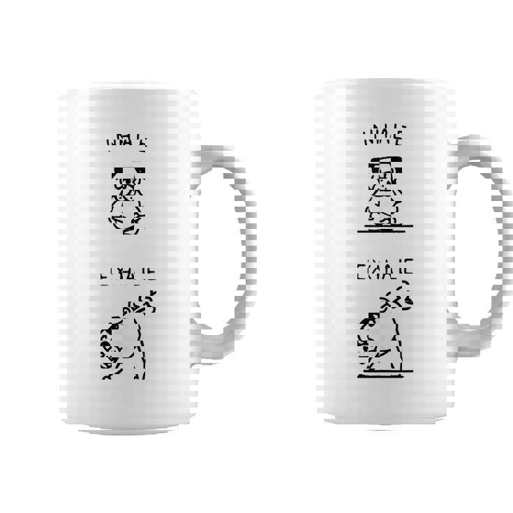 面白いtシャツ 面白いパグヨガのポーズ パグ好きなパグの飼い主さん コーヒーマグ