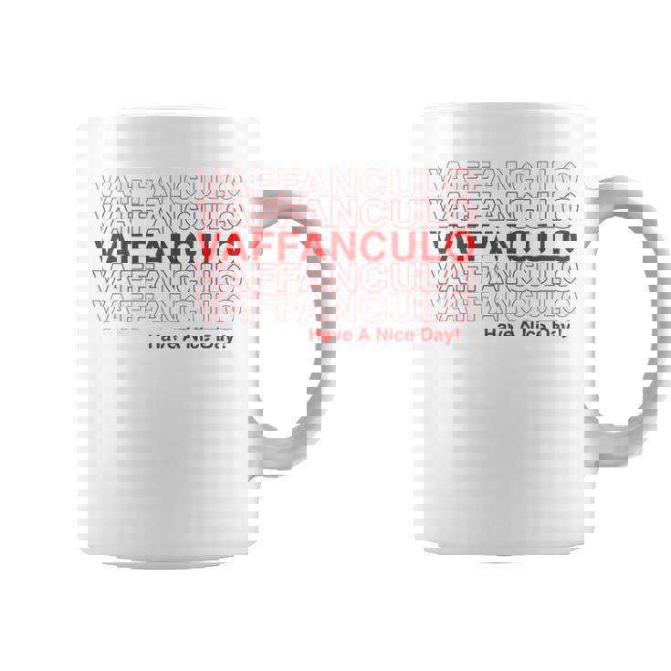 面白いvaffanculoデザイン イタリア語で素敵な一日を。 コーヒーマグ