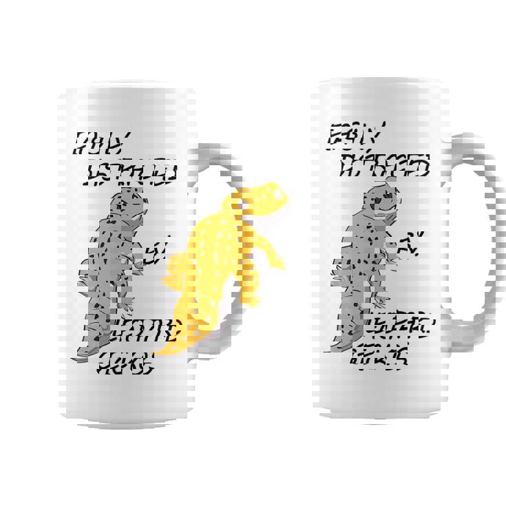 面白いヒョウモントカゲモドキ 発言するトカゲ 爬虫類 コーヒーマグ