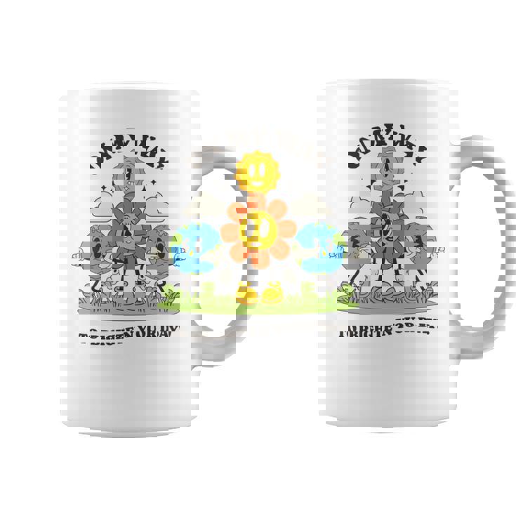 面白いポジティブスマイルサンガーデンハッピーガーデナー植物が育つ 長袖tシャツ コーヒーマグ