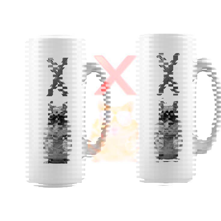 面白くて笑いたい人のためのxハムスター。 長袖tシャツ コーヒーマグ