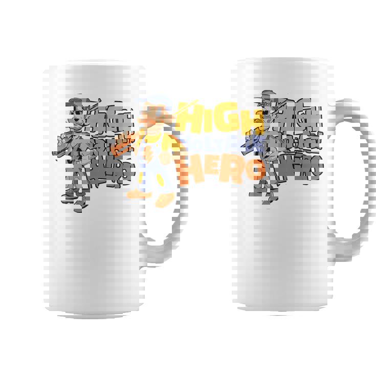 高圧ヒーロー 電子技術者 電気技師 コーヒーマグ