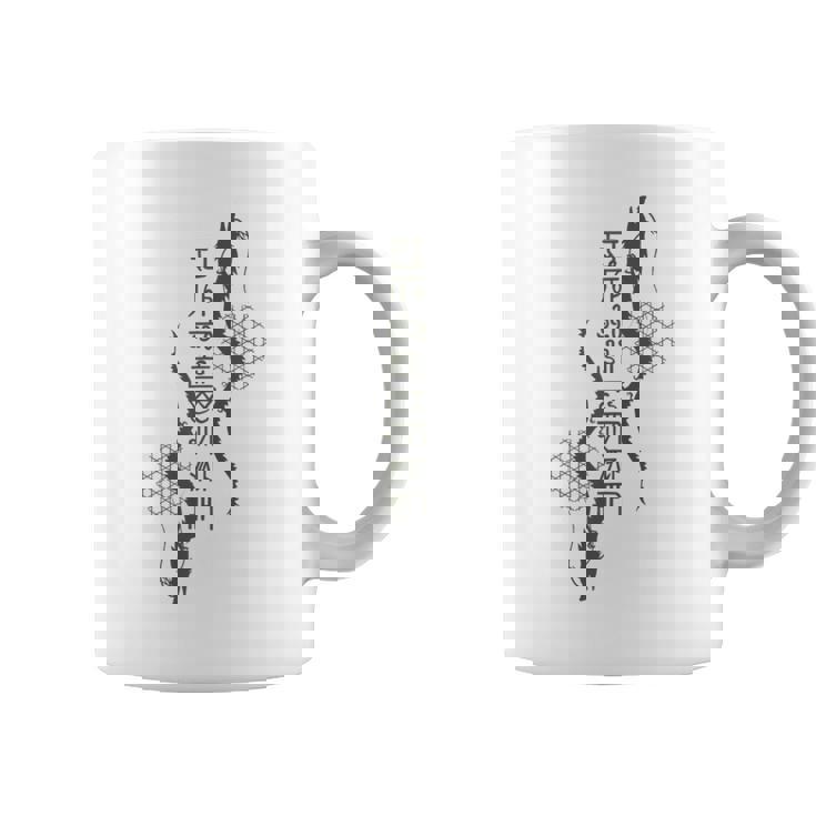 龍体文字 とほかみえみため とほかみゑひため かごめ 上り龍下り龍 陰陽 龍神 フトマニ図 神代文字 開運 言霊 お守り コーヒーマグ