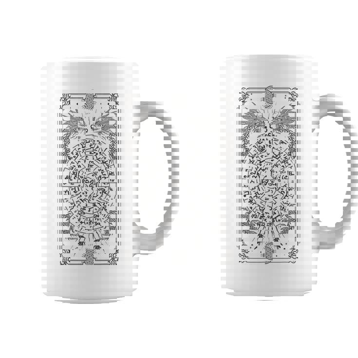 龍体文字フトマニ図 タロット 幸運 コーヒーマグ