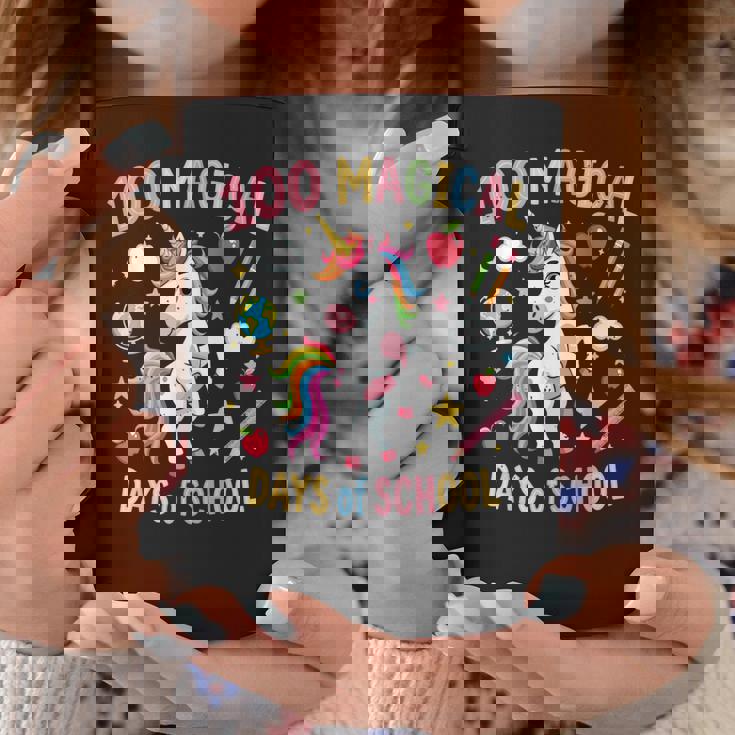 100Th Day Ofchool Unicorn 100 魔法の日々 先生 女の子 コーヒーマグ 面白い贈り物