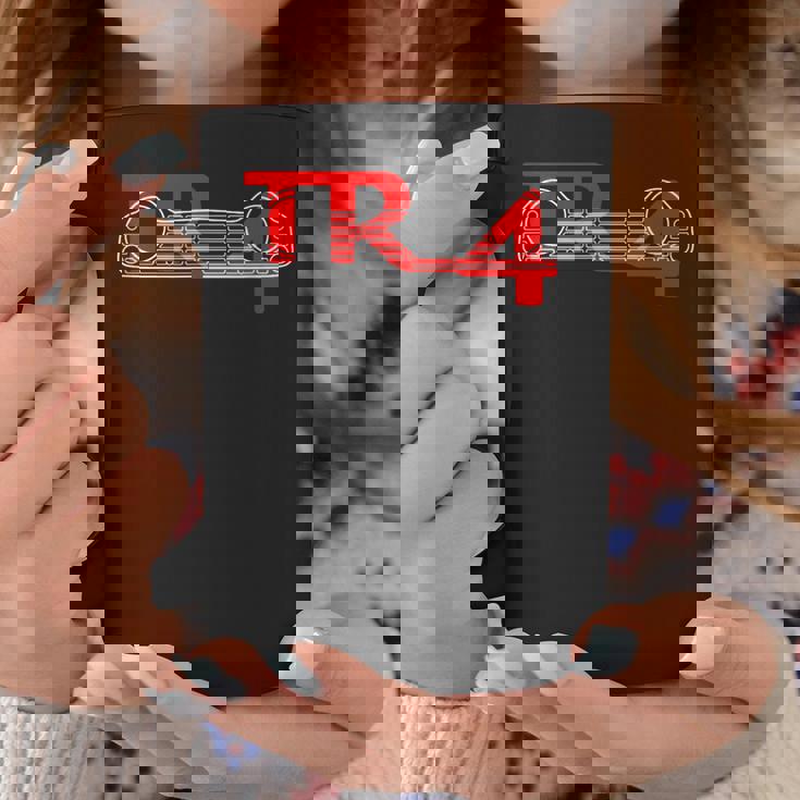 1960年代トライアンフ Tr4クラシック英国カーグリルとエンブレム。 コーヒーマグ 面白い贈り物