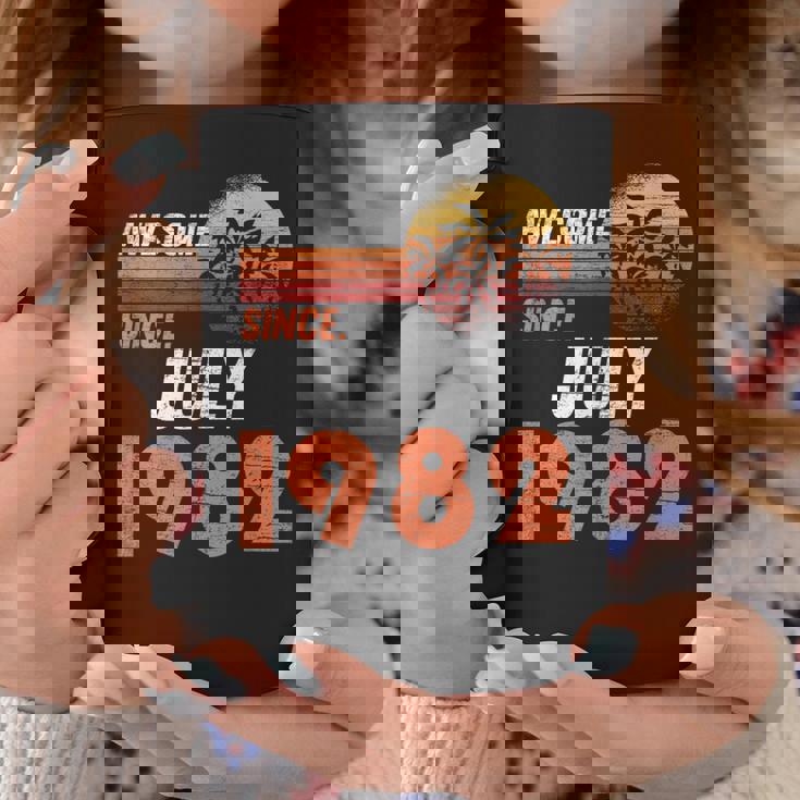 1982年7月から素晴らしい。男女の誕生日。 コーヒーマグ 面白い贈り物
