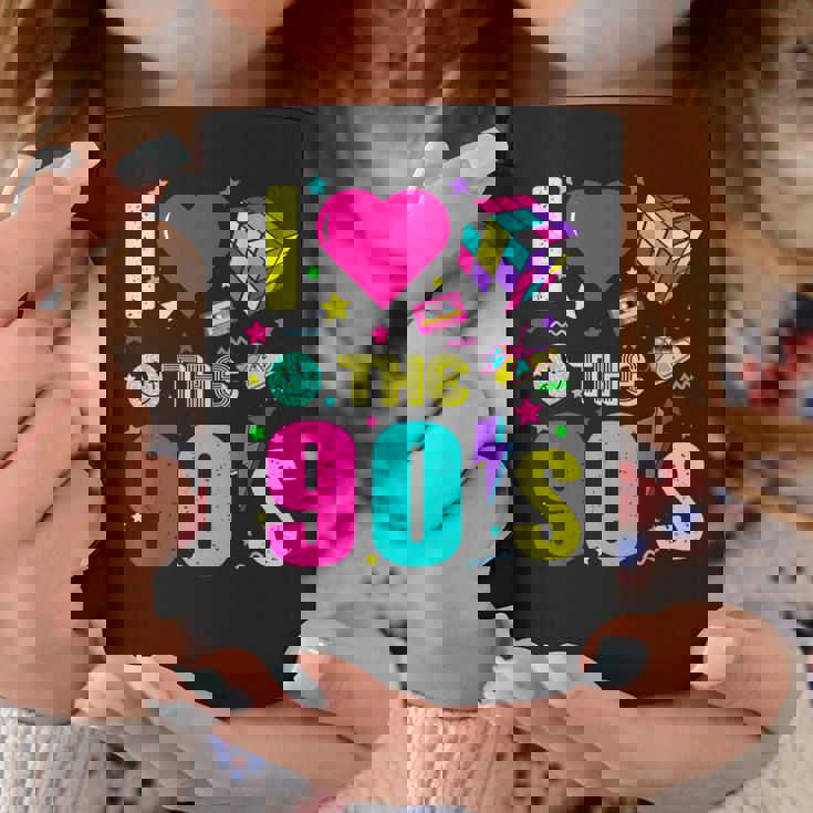 1990'S 90S Retro I Heart The Nineties Costume Party コーヒーマグ 面白い贈り物