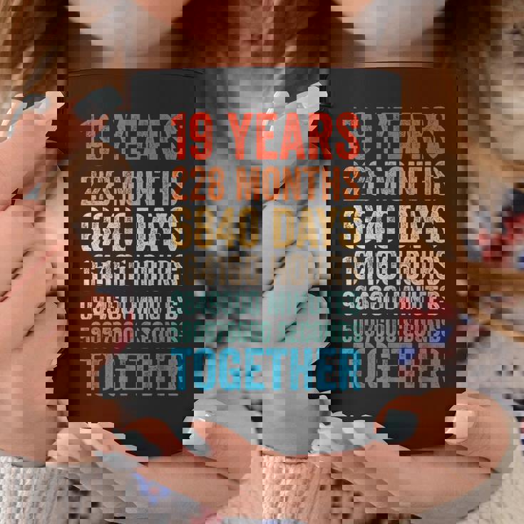 19年目の記念日 彼 彼女 カップル 19回目の結婚 コーヒーマグ 面白い贈り物