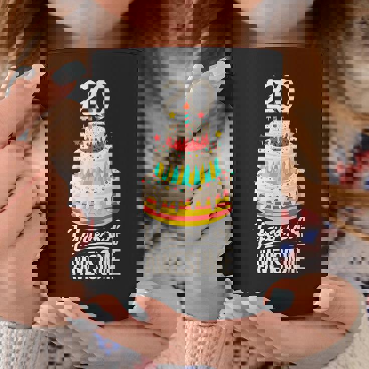 20 Years Of Awesome 20歳の誕生日ケーキ 大人用 コーヒーマグ 面白い贈り物