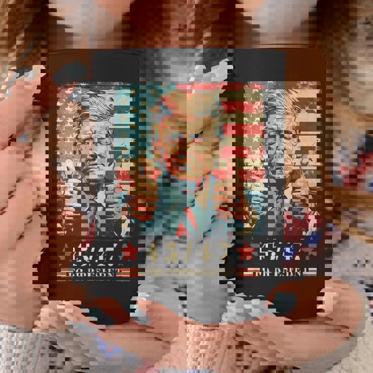 2024年大統領向けトランプ4547 コーヒーマグ 面白い贈り物