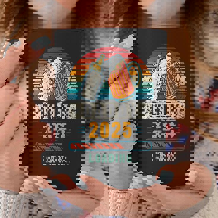 2025 年のお父さん 出産のお知らせ 父親になる予定の人 これから父親になる人 コーヒーマグ 面白い贈り物