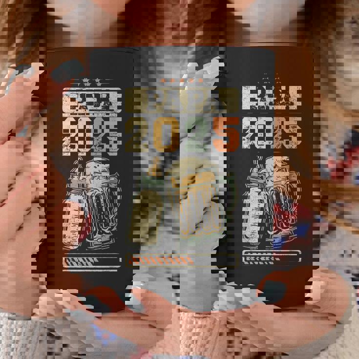 2025 年のお父さん 出産のお知らせ 父親になる予定の人 未来のお父さん コーヒーマグ 面白い贈り物