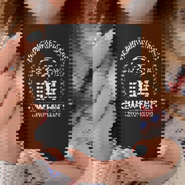 25周年記念の至福のひとときを大切に コーヒーマグ 面白い贈り物