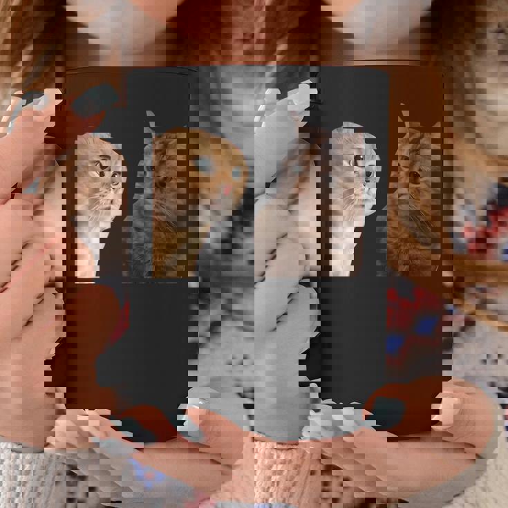 2匹の猫がミームを話す コーヒーマグ 面白い贈り物