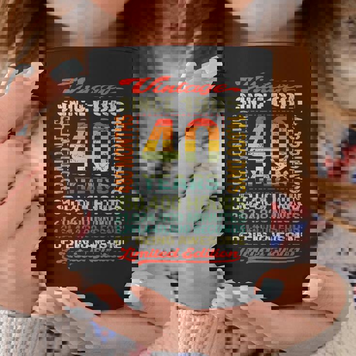 40歳 480ヶ月 すごい生まれ 1985年 40歳の誕生日 コーヒーマグ 面白い贈り物