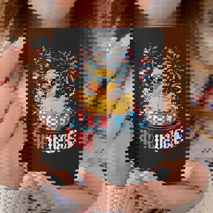 4Th Of July Duck Firequacker Patriotic Fourth Of July Coffee Mug Unique Gifts