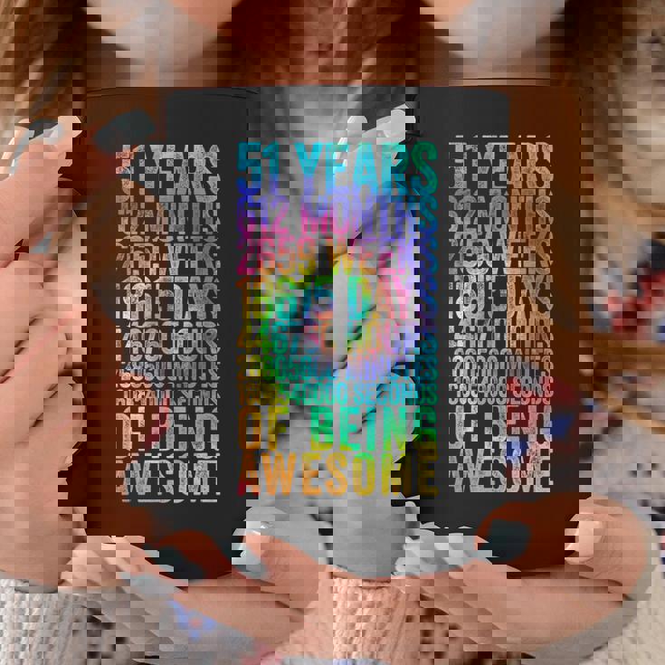 51歳の誕生日の面白いシャツ オールドメーター 面白い51歳ギフト コーヒーマグ 面白い贈り物