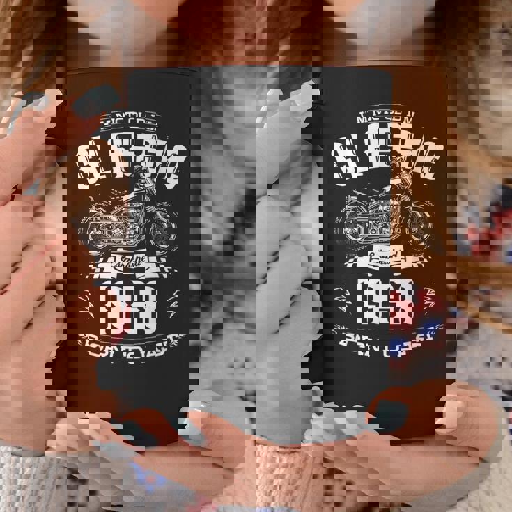 66 歳の誕生日男性オートバイ バイクに乗る人 1958 コーヒーマグ 面白い贈り物