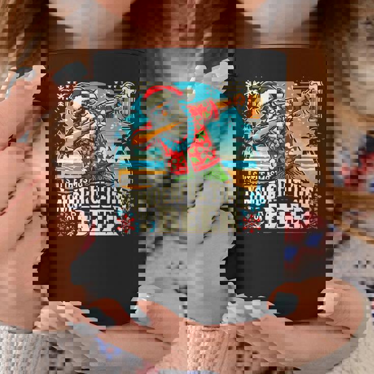 7月のクリスマス サンタハワイアンワンダフルビール コーヒーマグ 面白い贈り物