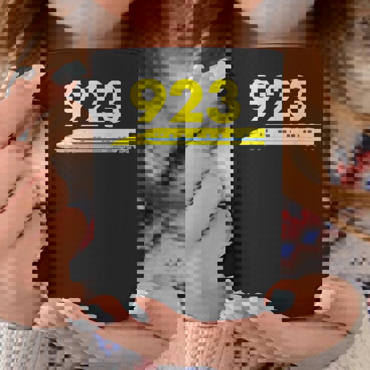 923形ドクターイエローT4 イラスト923テキスト コーヒーマグ 面白い贈り物