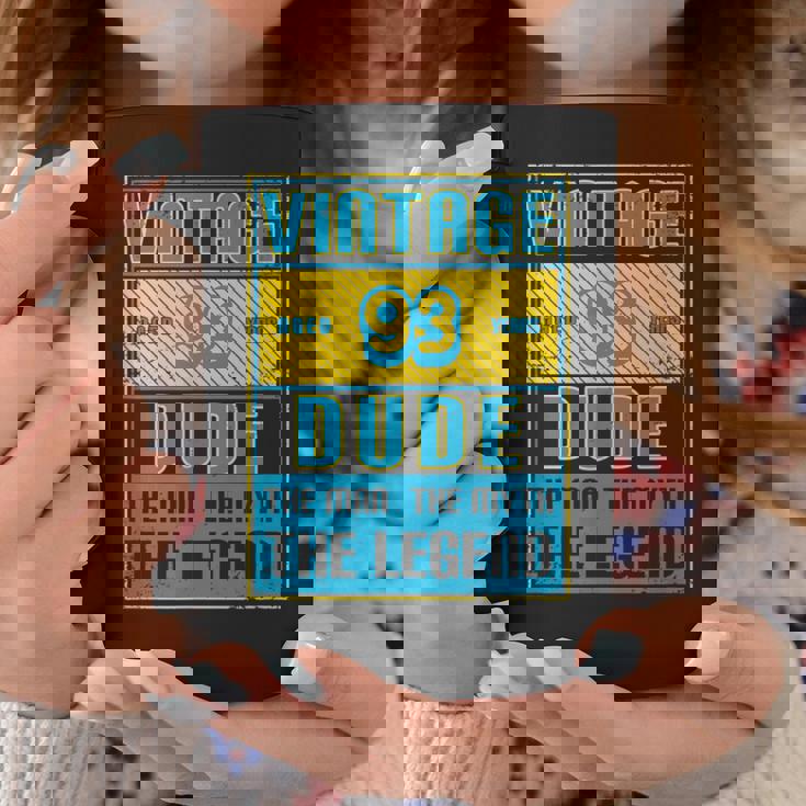 93歳の誕生日ギフト 男性用 93歳 ヴィンテージ お父さん 1927 コーヒーマグ 面白い贈り物