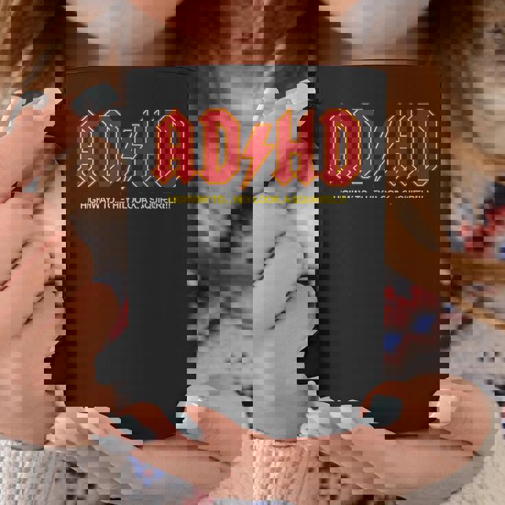 Adhd おもしろい Hey Look Aquirrel Adhd コーヒーマグ 面白い贈り物