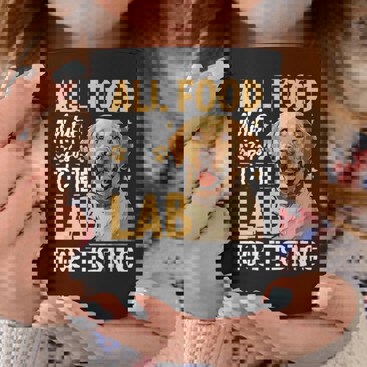 All Food Must Go To The Lab For Testing コーヒーマグ 面白い贈り物