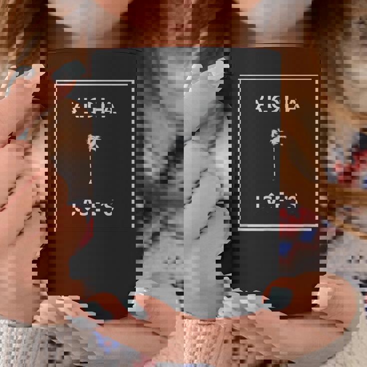 Aloha Joe's ヤシの木ロゴ コーヒーマグ 面白い贈り物