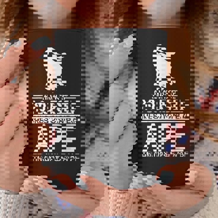 Always Be Yourself Ape メンズ レディース 猿 ゴリラ コーヒーマグ 面白い贈り物