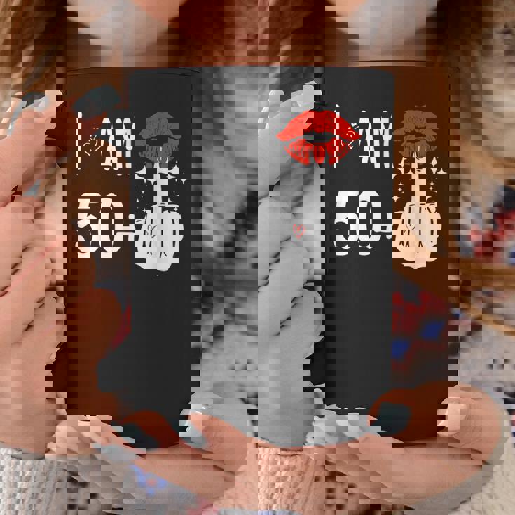 I Am 50 Plus 1 中指 51歳の誕生日 面白い コーヒーマグ 面白い贈り物
