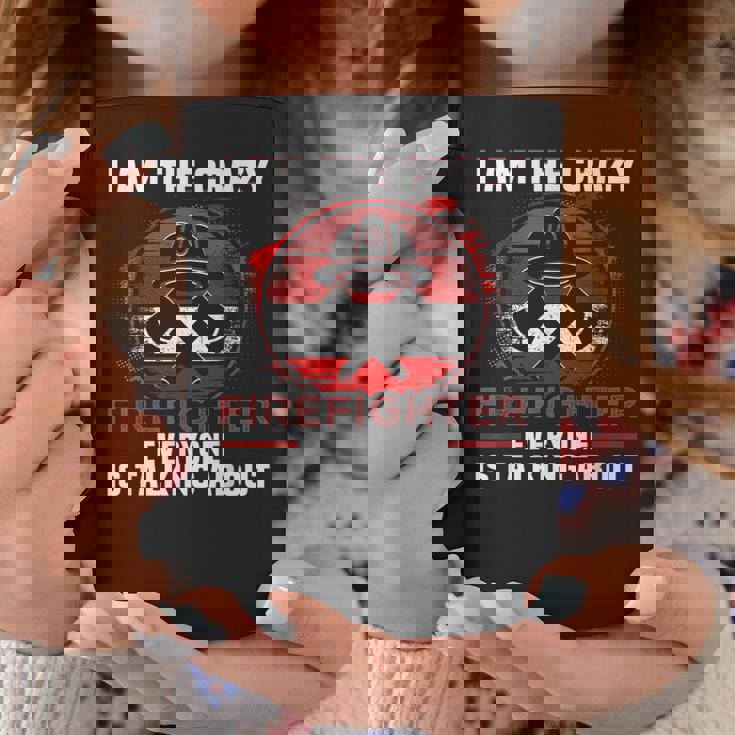 I Am The Crazy Firefighter 消防庁消防士 コーヒーマグ 面白い贈り物