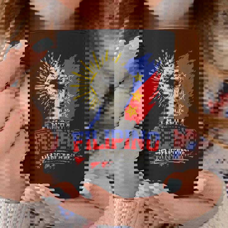 I Am Not A Filipino For Nothing ファイトサポーター サラ・ドゥテルテ コーヒーマグ 面白い贈り物