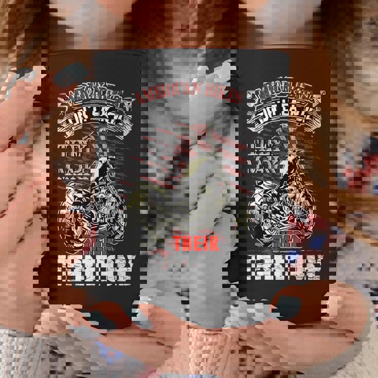 American Bikes Don't Leak Oil バイカーファンロッカーバイク コーヒーマグ 面白い贈り物