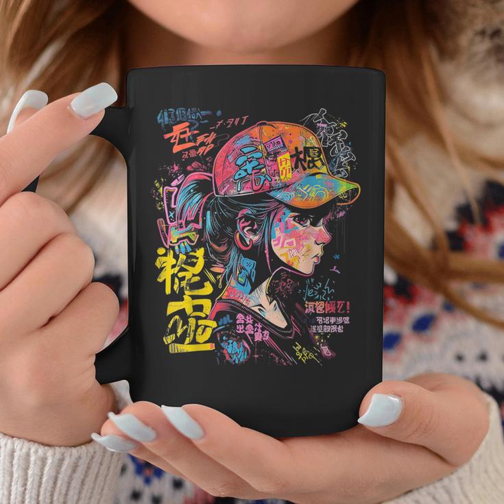 Anime Manga Motivo Colorido Arte Anime Taza de café Regalos divertidos